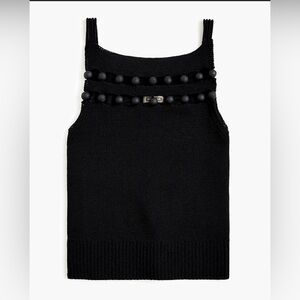 J. Crew Navy Point Sur knit tank top Small NWT